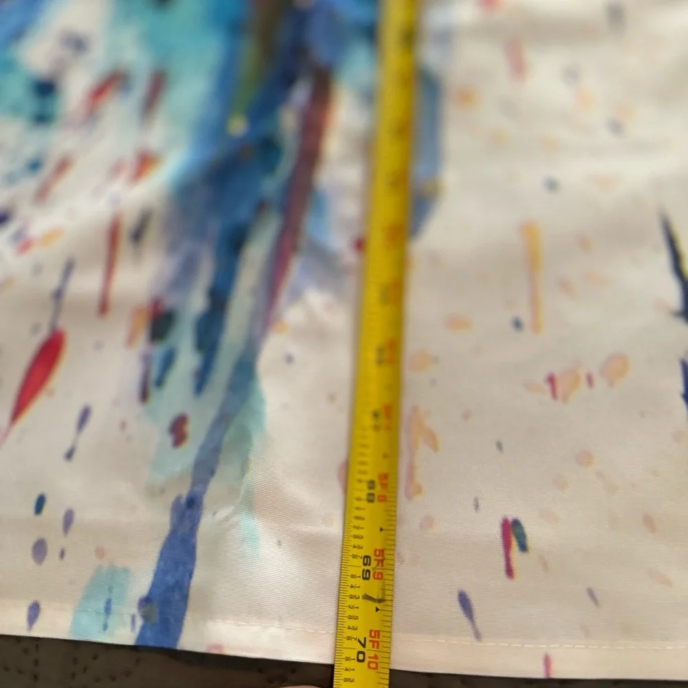 Colorful Watercolor Rooster shower curtains NWOT